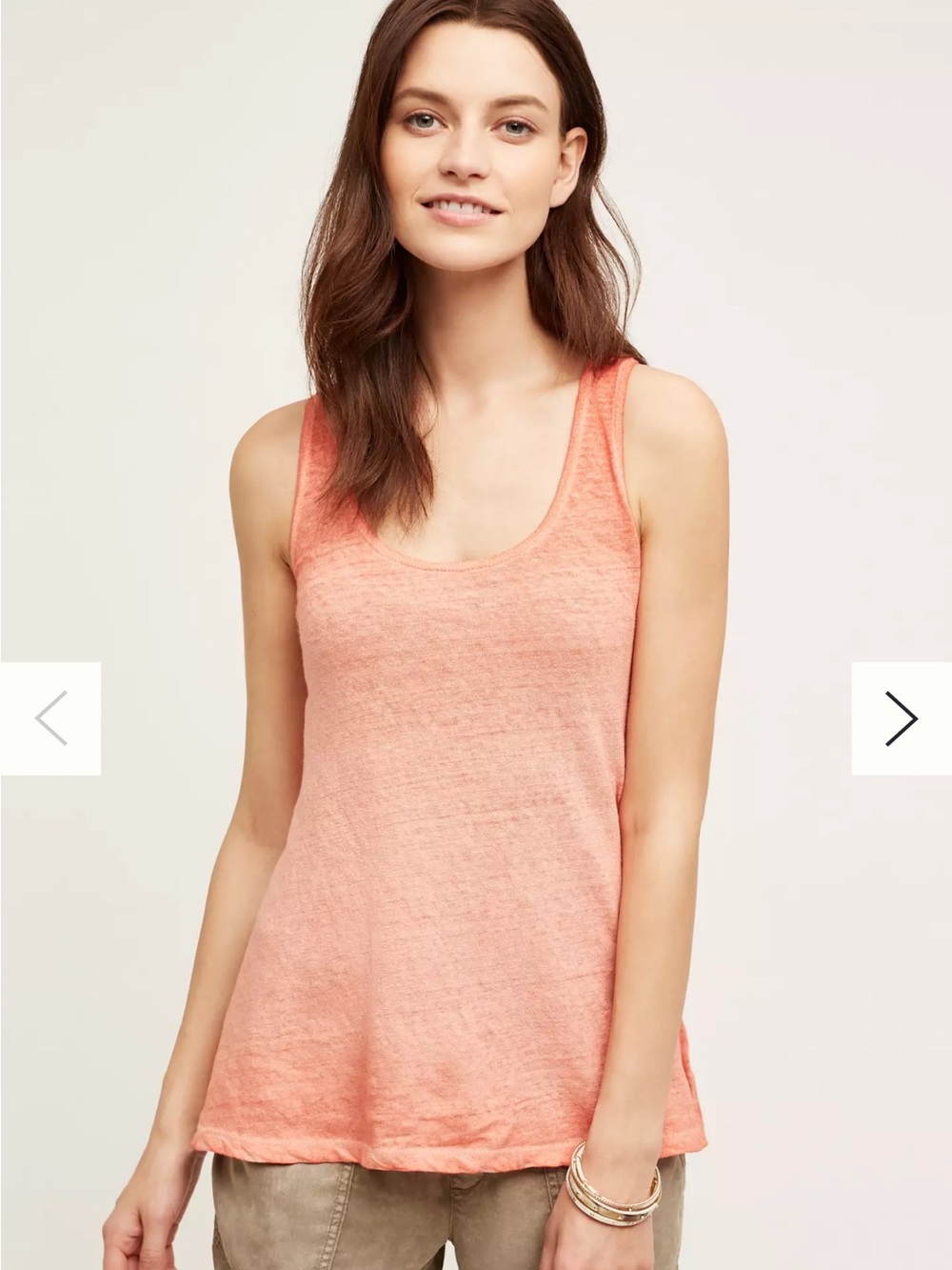 Akemi + Kin linen tank women’s medium Anthropologie